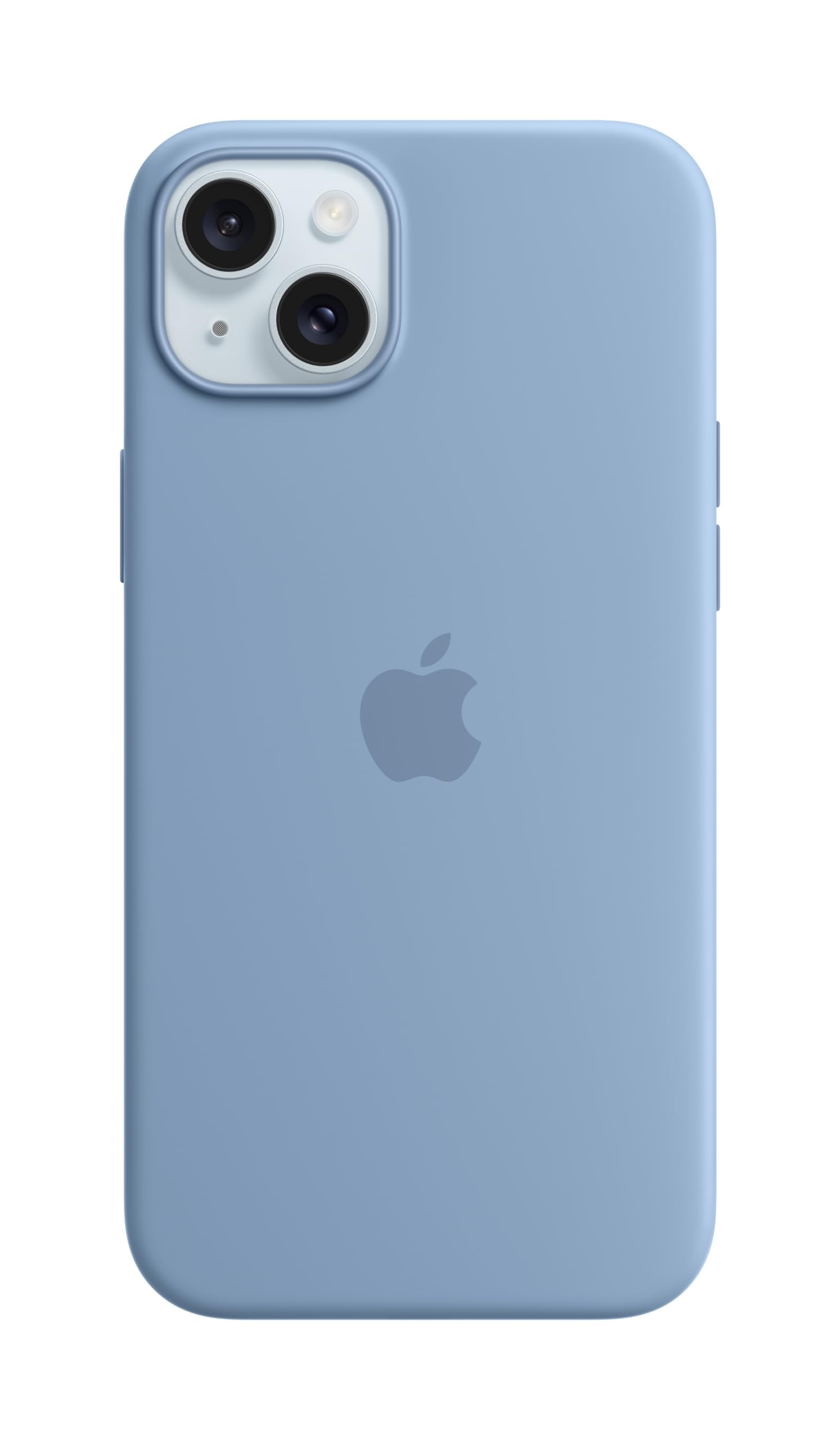 Funda De Silicona Para Apple Iphone 15 Plus Con Magsafe Winter Blue - Venta Internacional.