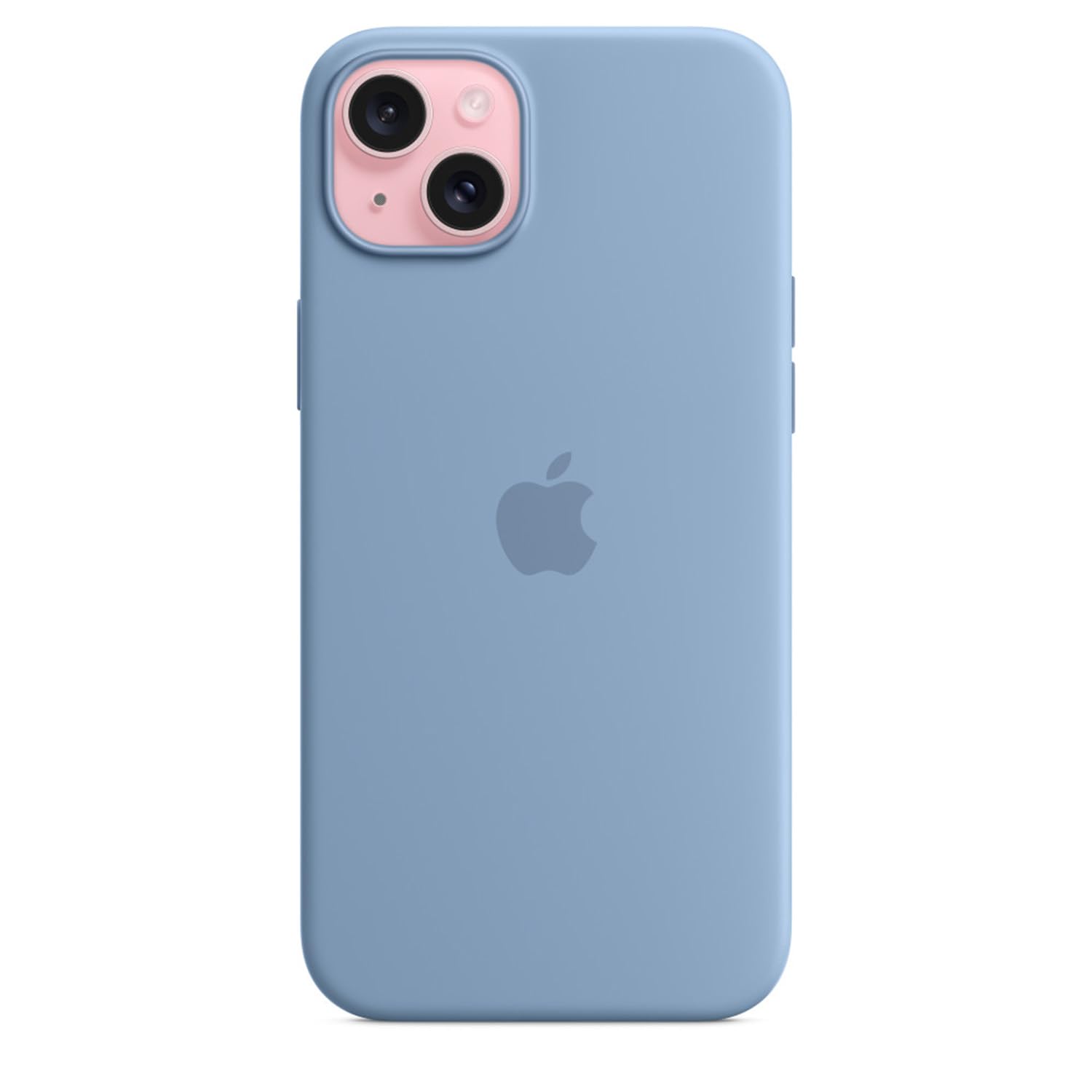 Foto 2 | Funda De Silicona Para Apple Iphone 15 Plus Con Magsafe Winter Blue - Venta Internacional.