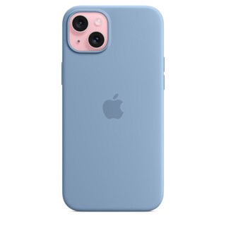 Foto 2 | Funda De Silicona Para Apple Iphone 15 Plus Con Magsafe Winter Blue - Venta Internacional.
