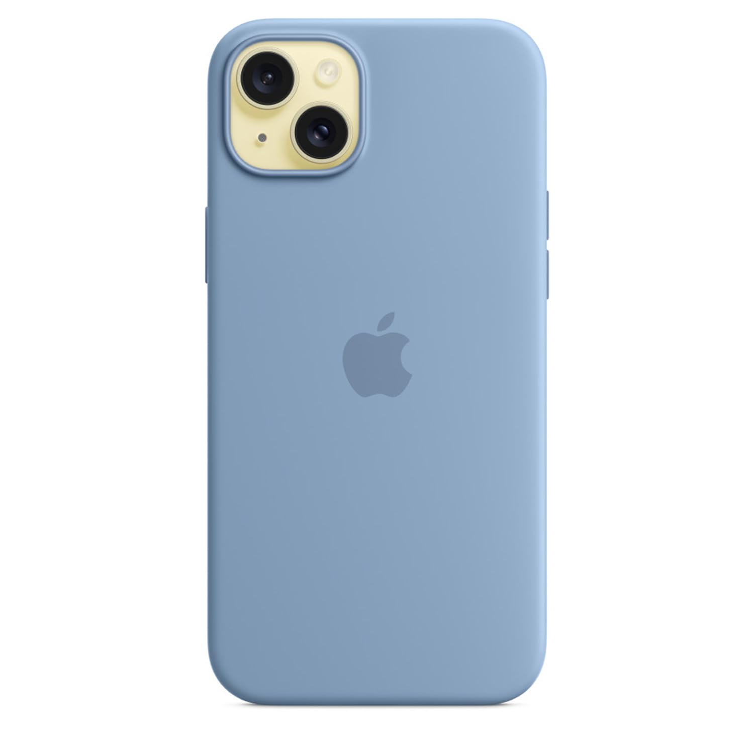 Foto 4 pulgar | Funda De Silicona Para Apple Iphone 15 Plus Con Magsafe Winter Blue - Venta Internacional.