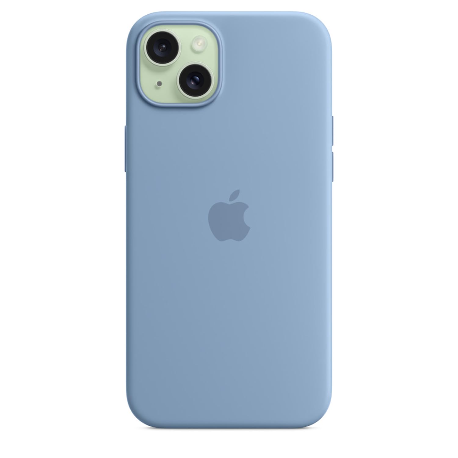 Foto 5 pulgar | Funda De Silicona Para Apple Iphone 15 Plus Con Magsafe Winter Blue - Venta Internacional.