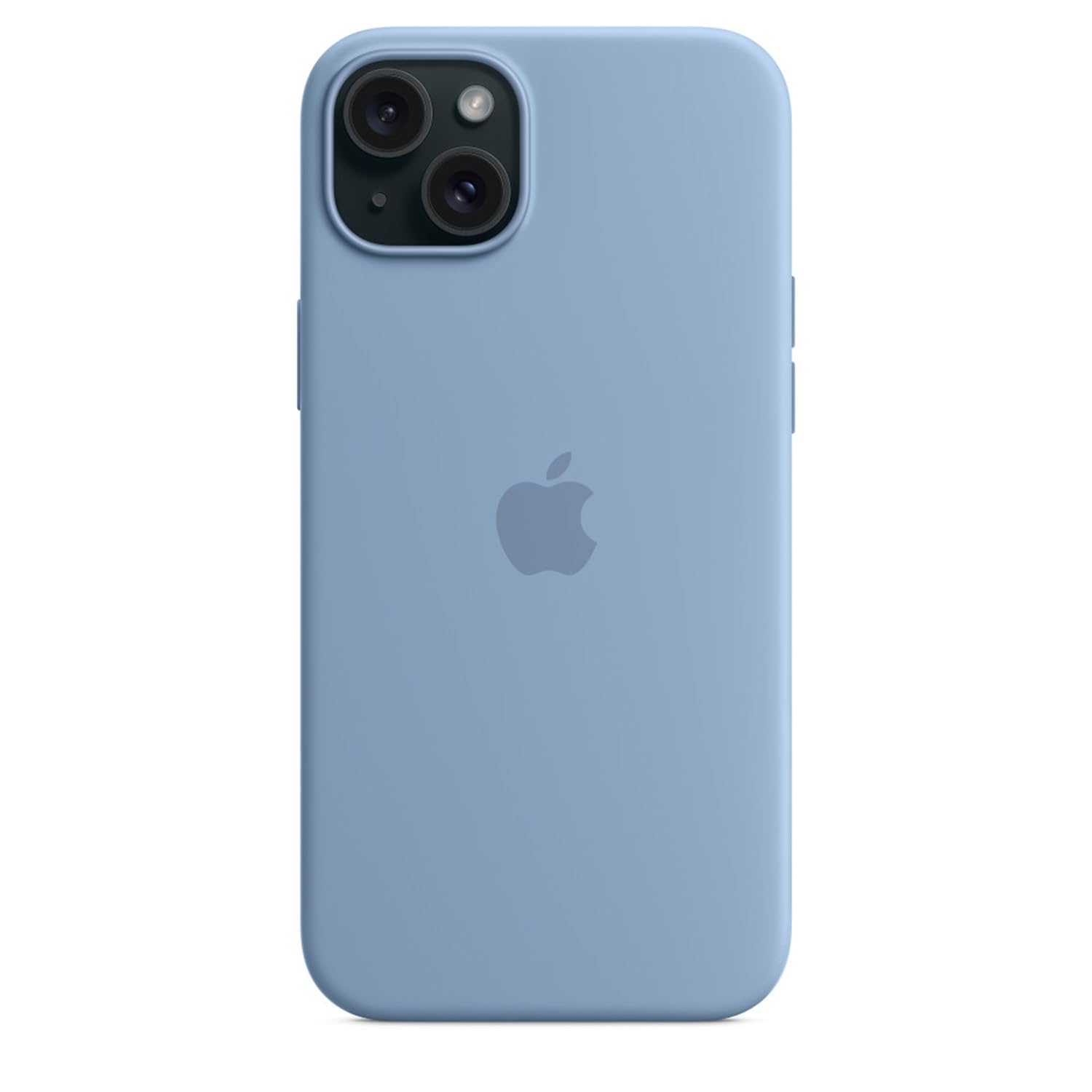 Foto 6 pulgar | Funda De Silicona Para Apple Iphone 15 Plus Con Magsafe Winter Blue - Venta Internacional.