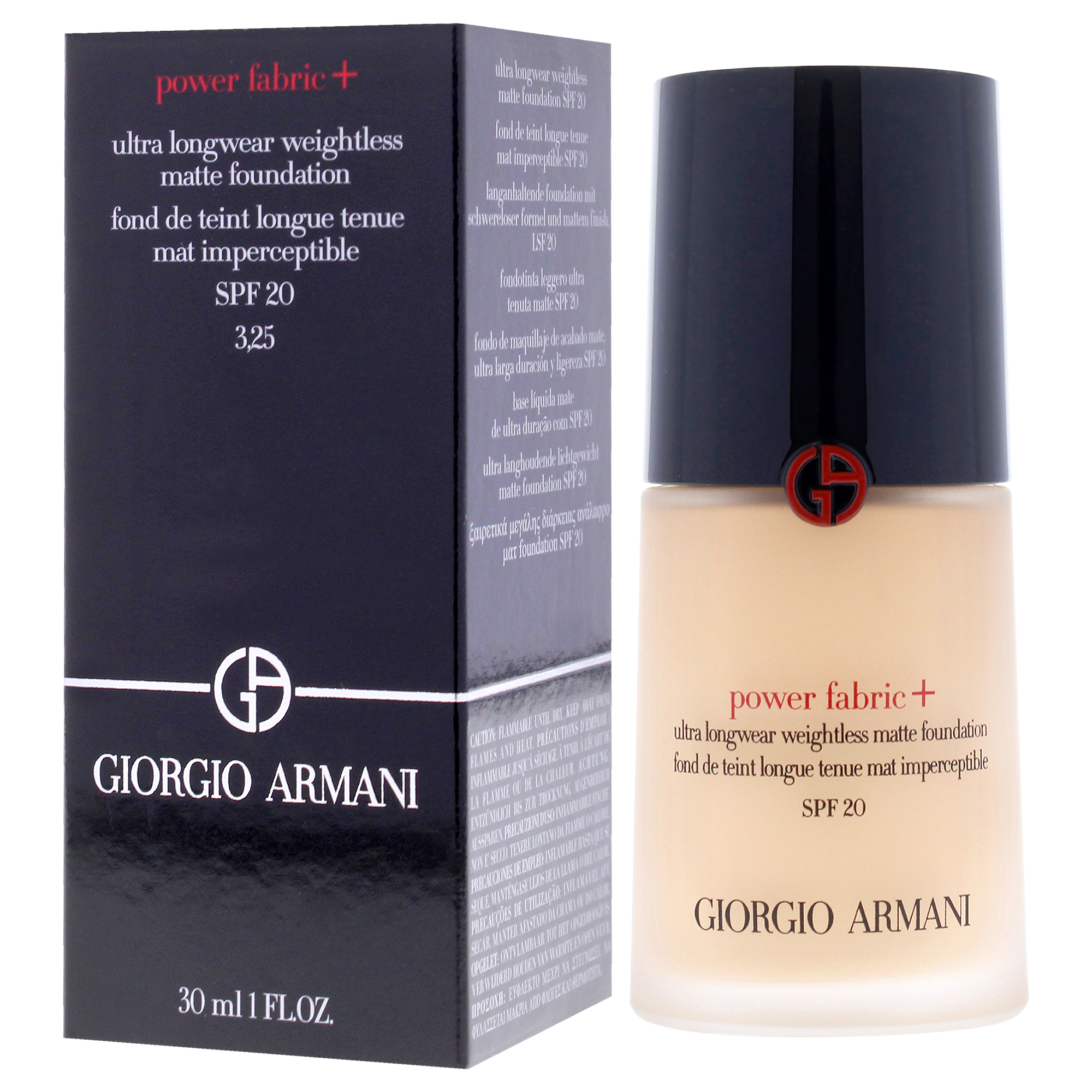 Foto 5 pulgar | Base De Maquillaje Giorgio Armani Power Fabric+ Spf 20 3.25 Light 30 - Venta Internacional.