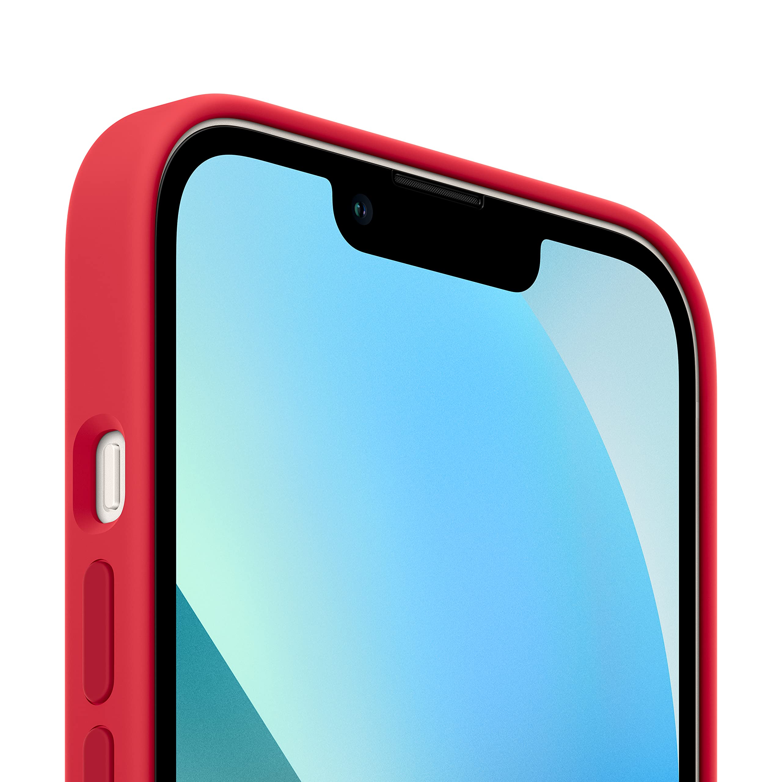 Foto 3 pulgar | Funda de Silicona para iPhone 13 con Magsafe Roja- Venta Internacional