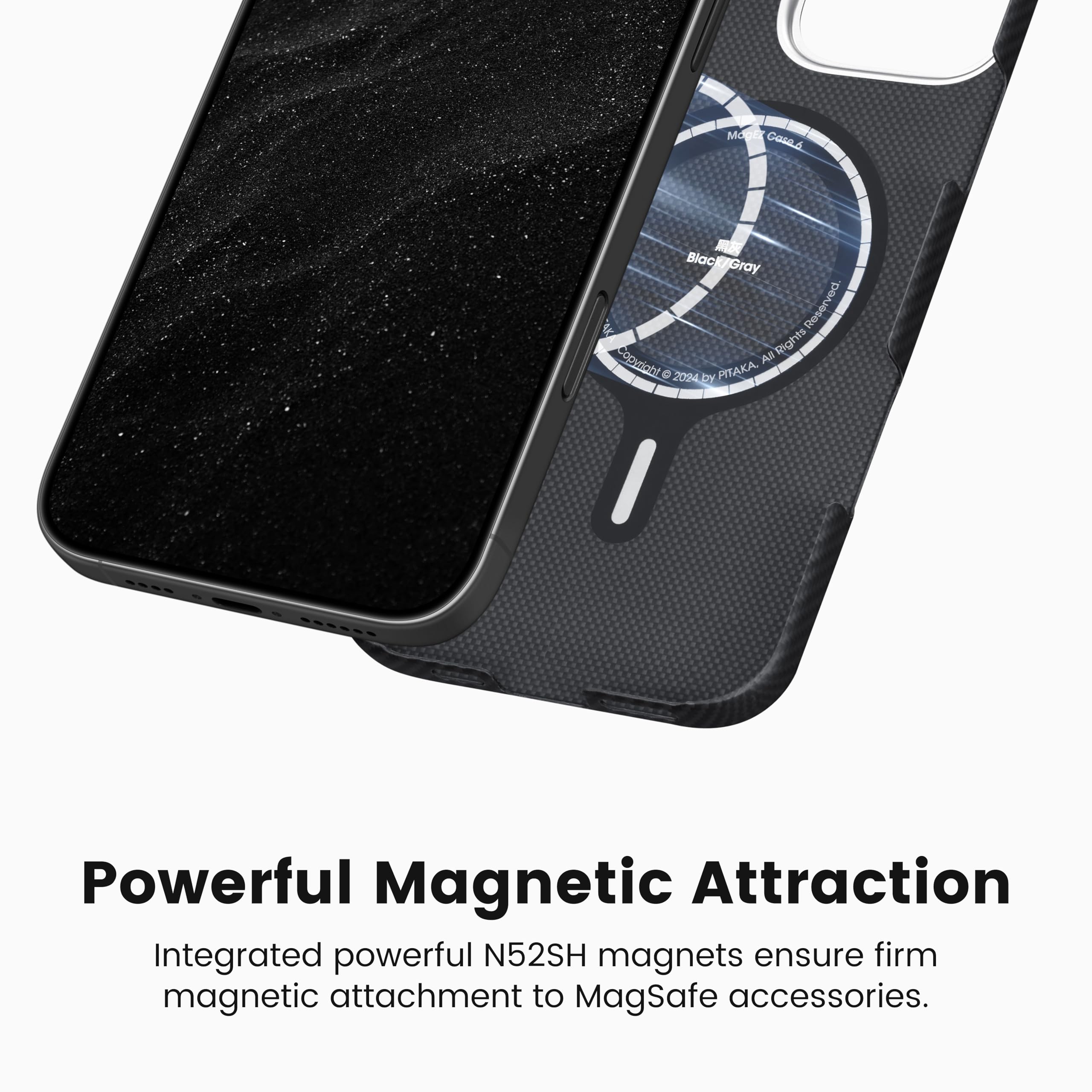 Foto 7 pulgar | Funda De Teléfono Pitaka Para Iphone 16 Pro Max De 6.9 Pulgadas Con Magsafe - Venta Internacional.