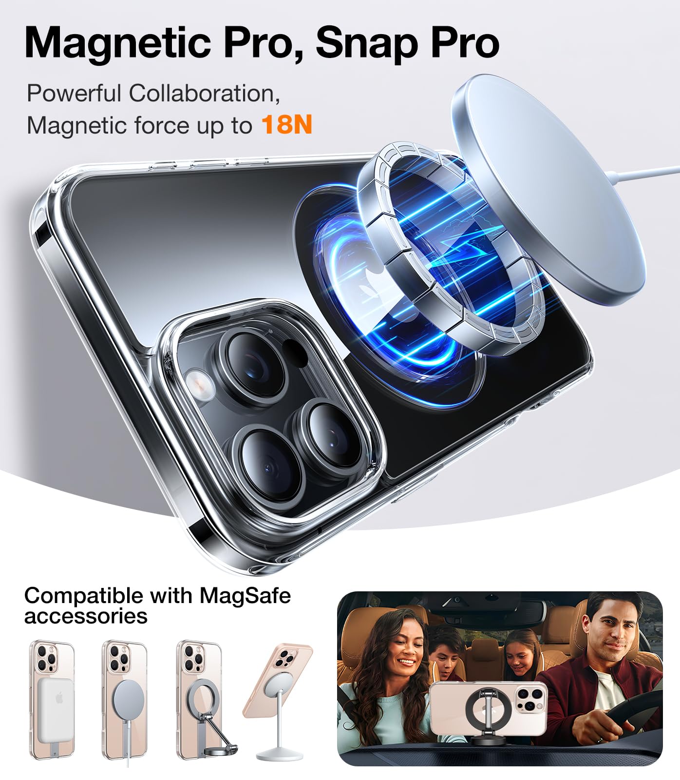 Foto 5 pulgar | Funda De Teléfono Torras Mejorada Magnética Giratoria De 360° Para Iphone 16 Pro Max - Venta Internacional.