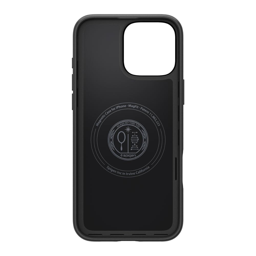 Foto 5 pulgar | Funda Spigen Thin Fit Magfit Para Iphone 16 Pro, Color Negro - Venta Internacional.