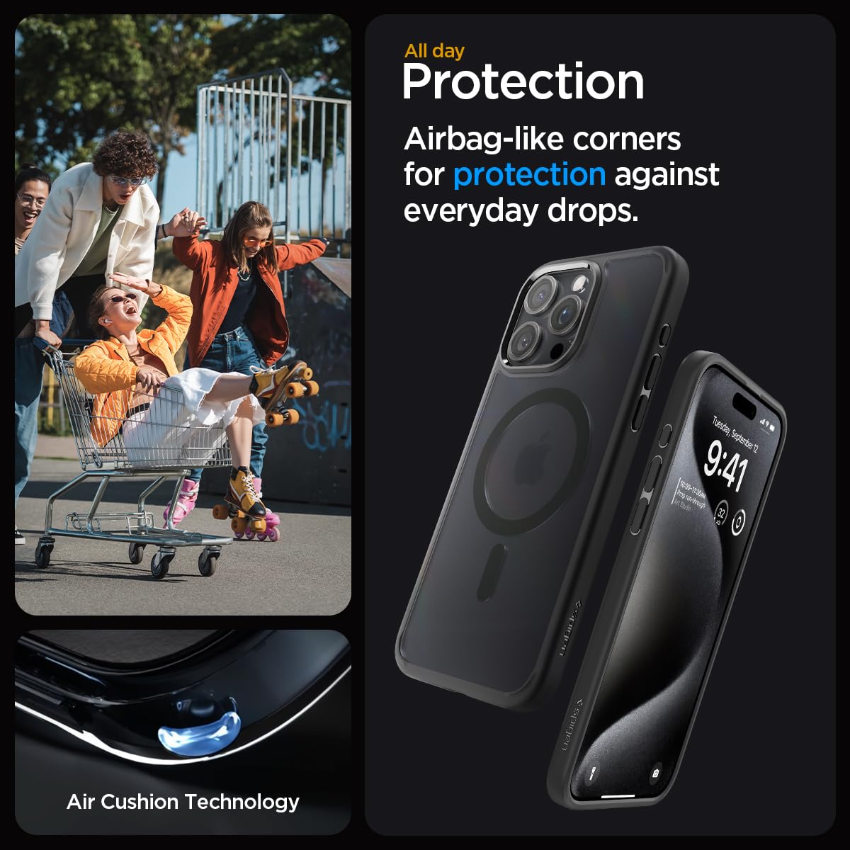Foto 4 | Funda Para Teléfono Spigen Ultra Hybrid Magfit Iphone 15 Pro Max - Venta Internacional.