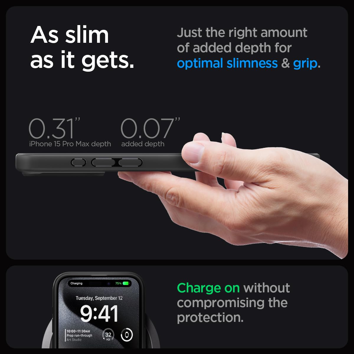 Foto 7 pulgar | Funda Para Teléfono Spigen Ultra Hybrid Magfit Iphone 15 Pro Max - Venta Internacional.