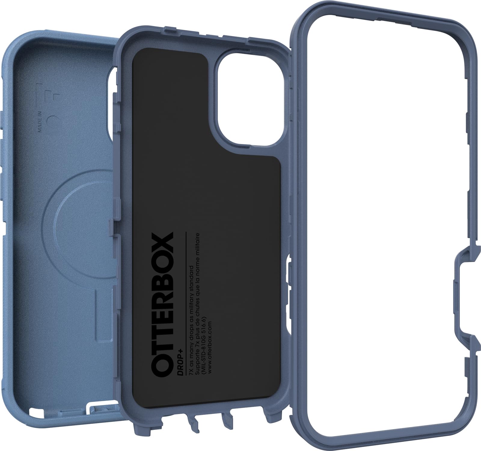 Foto 6 pulgar | Funda Otterbox Defender Series Para Iphone 16 Plus, Color Azul Claro - Venta Internacional.