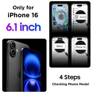 Foto 2 | Funda Impermeable Temdan Compatible Con Iphone 16 De 6.1 Pulgadas - Venta Internacional.
