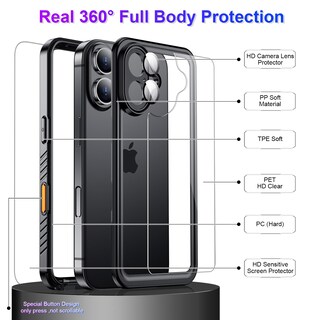 Foto 5 | Funda Impermeable Temdan Compatible Con Iphone 16 De 6.1 Pulgadas - Venta Internacional.