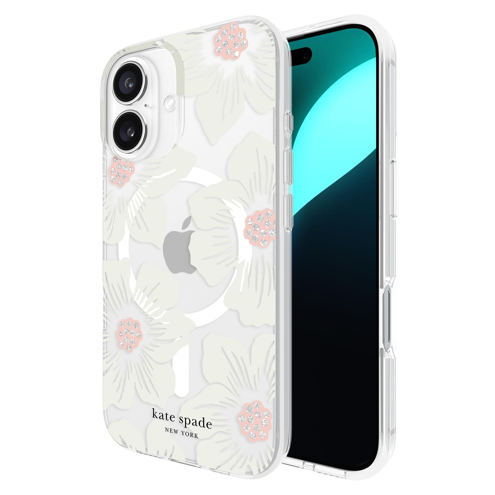 Funda De Teléfono Kate Spade New York Hollyhock Cream Floral Para Iphone 16 - Venta Internacional.