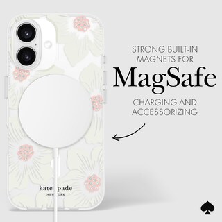 Foto 6 | Funda De Teléfono Kate Spade New York Hollyhock Cream Floral Para Iphone 16 - Venta Internacional.