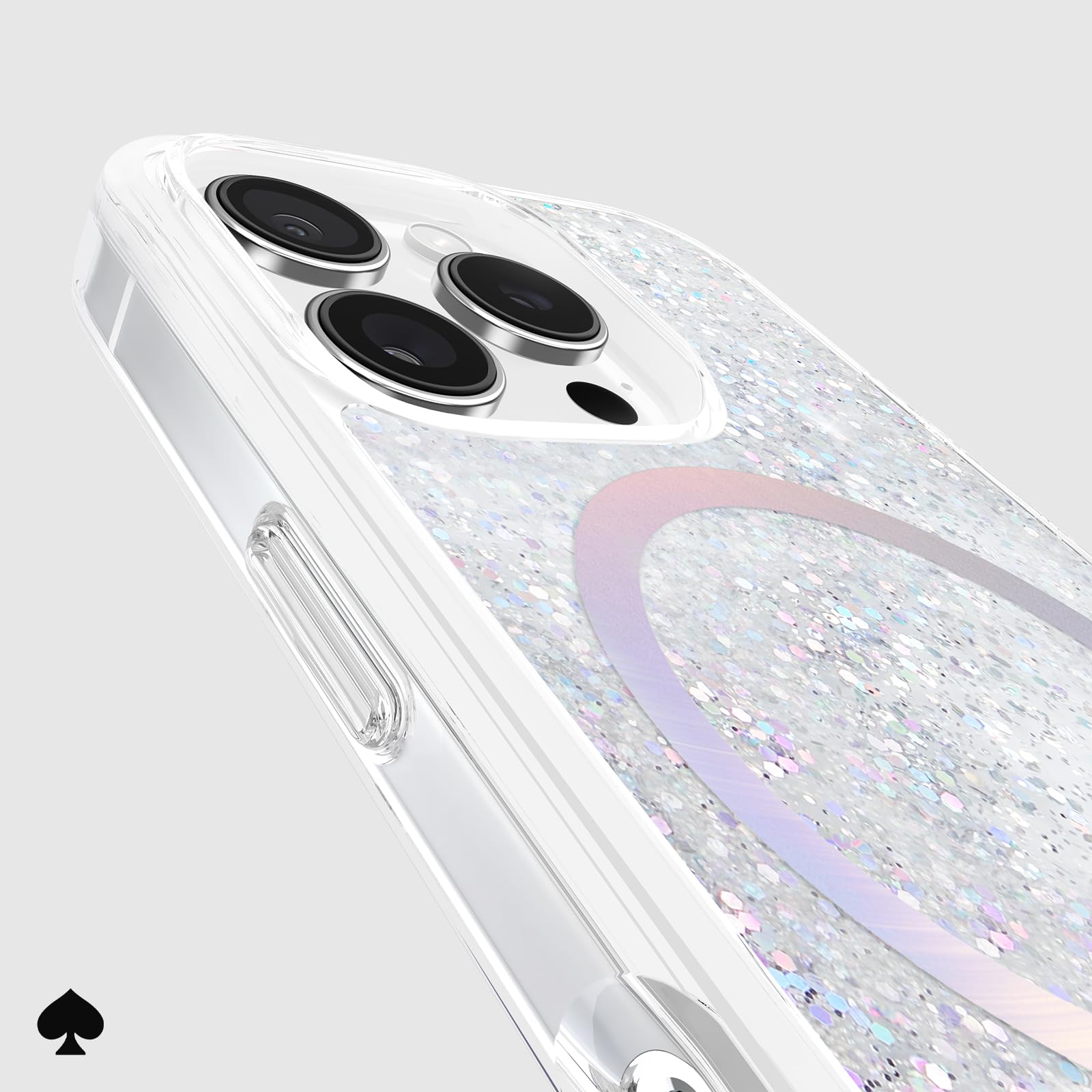 Foto 7 | Funda De Teléfono Kate Spade New York Para Iphone 16 Pro Liquid Glitter - Venta Internacional.
