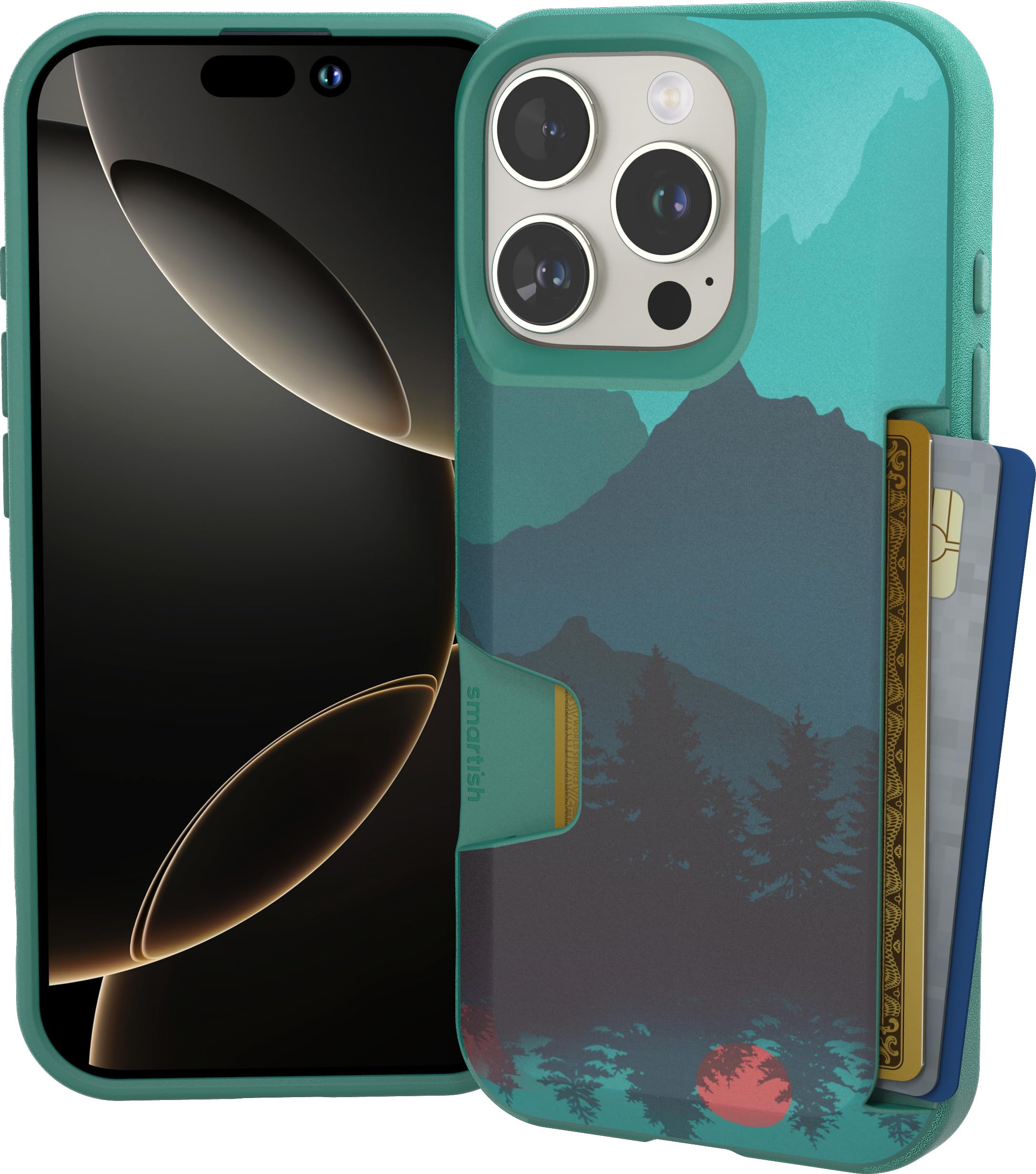 Foto 2 pulgar | Funda Tipo Cartera Smartish Para Iphone 16 Pro Wallet Slayer Vol. 1 - Venta Internacional.