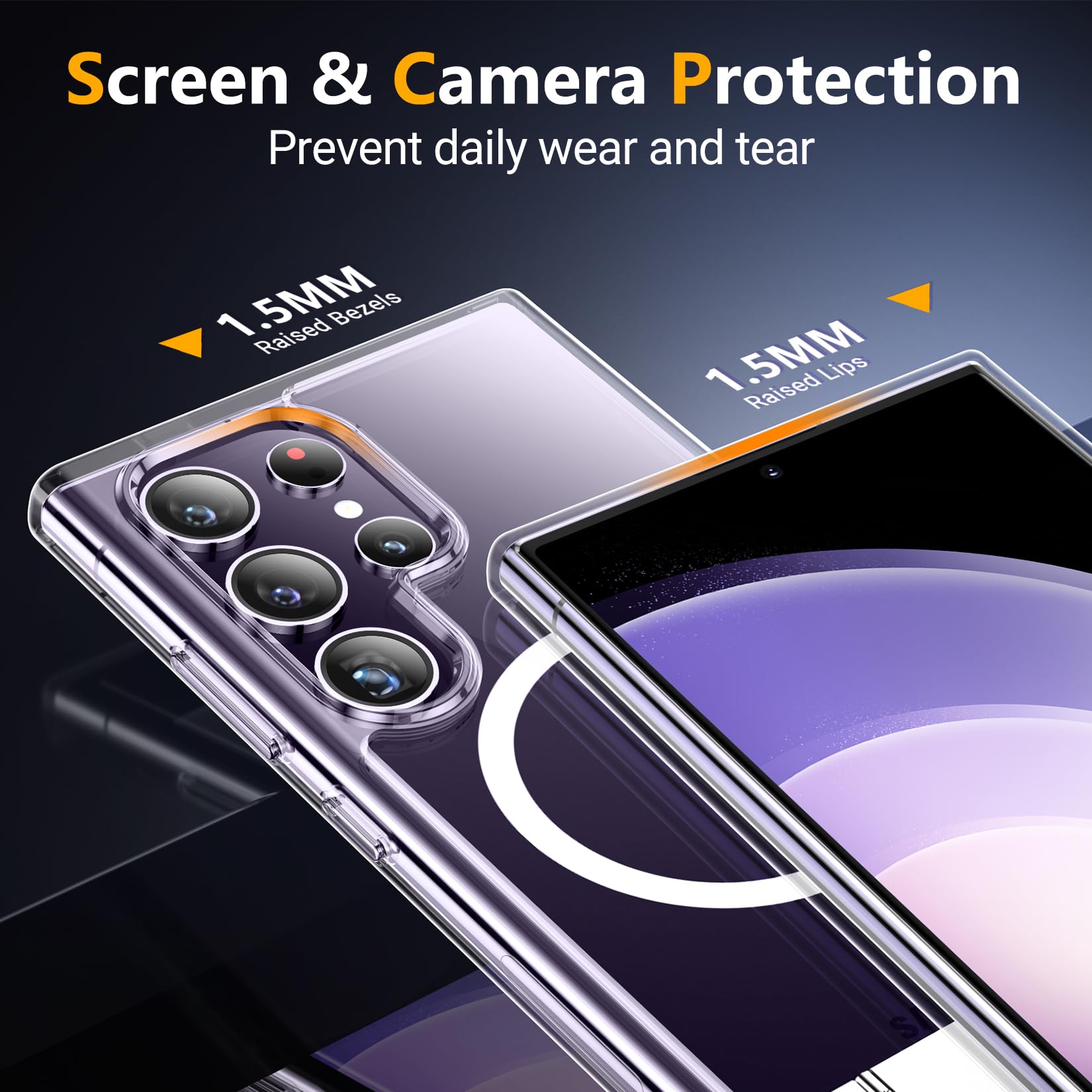 Foto 5 pulgar | Funda De Teléfono Spidercase Para Samsung Galaxy S24 Ultra 6.8 Pulgadas - Venta Internacional.