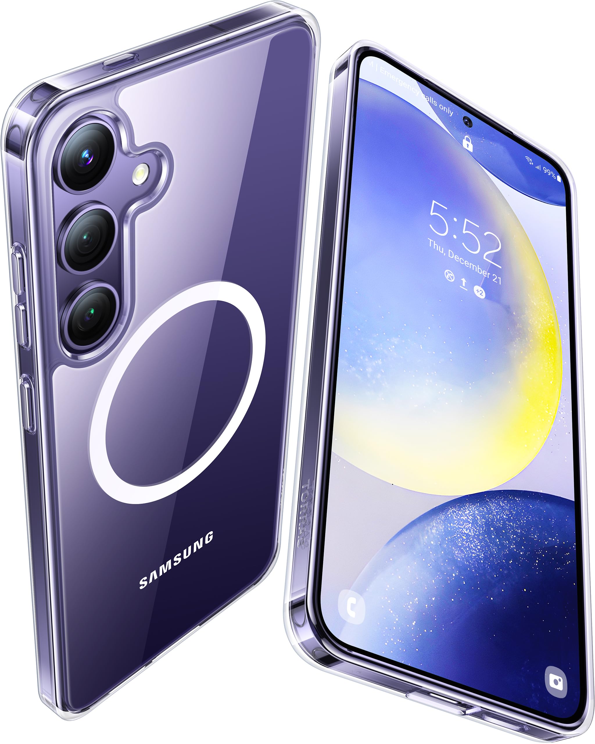 Foto 2 pulgar | Funda De Teléfono Torras Magnética Transparente Para Samsung Galaxy S24 Plus - Venta Internacional.