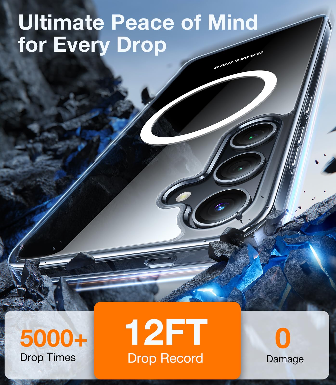 Foto 5 pulgar | Funda De Teléfono Torras Magnética Transparente Para Samsung Galaxy S24 Plus - Venta Internacional.