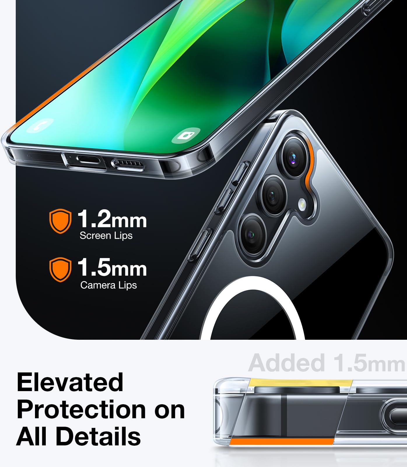 Foto 6 pulgar | Funda De Teléfono Torras Magnética Transparente Para Samsung Galaxy S24 Plus - Venta Internacional.