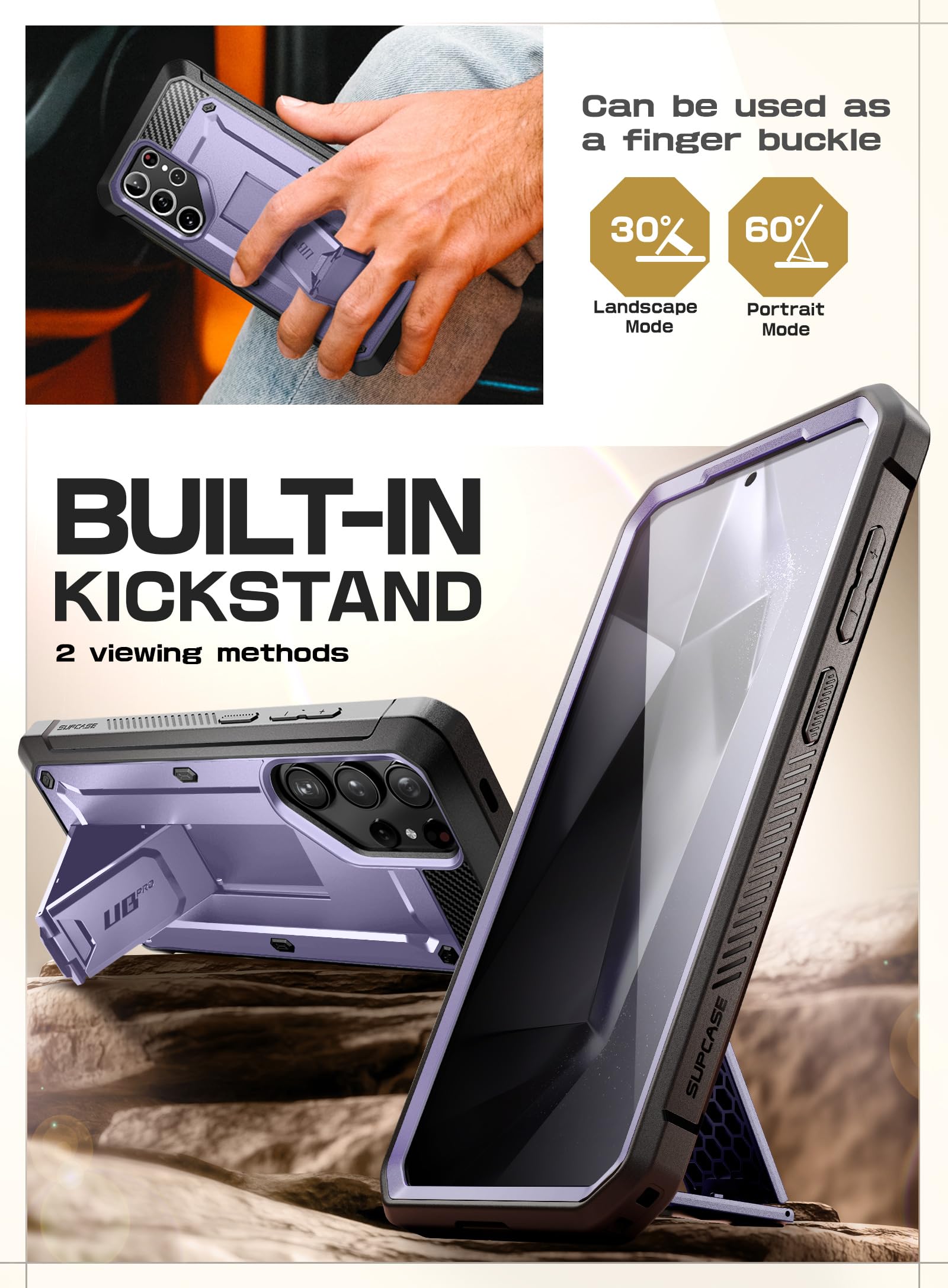 Foto 5 pulgar | Funda Para Teléfono Supcase Unicorn Beetle Pro Para Samsung Galaxy S24 Ultra - Venta Internacional.