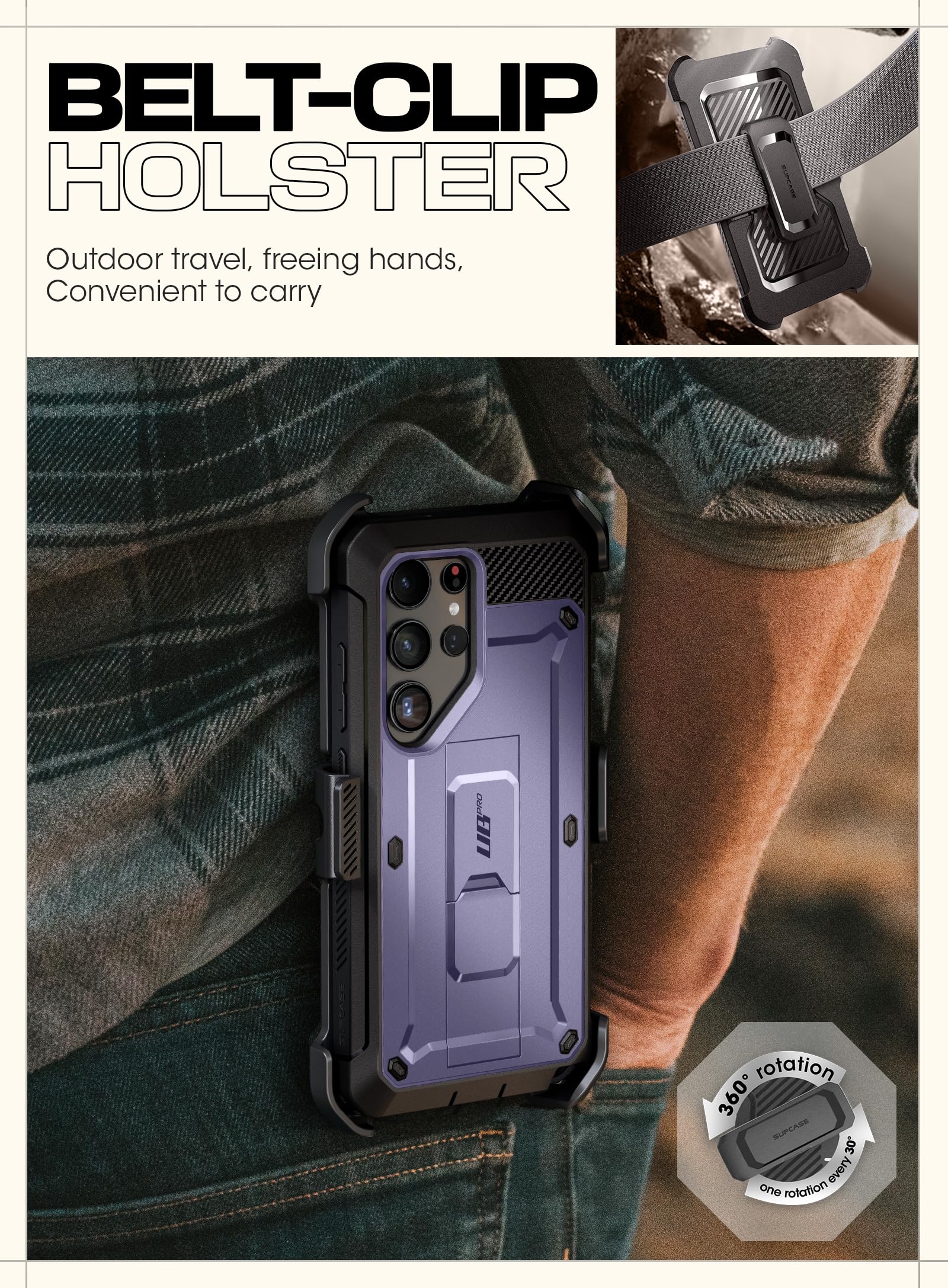 Foto 7 pulgar | Funda Para Teléfono Supcase Unicorn Beetle Pro Para Samsung Galaxy S24 Ultra - Venta Internacional.