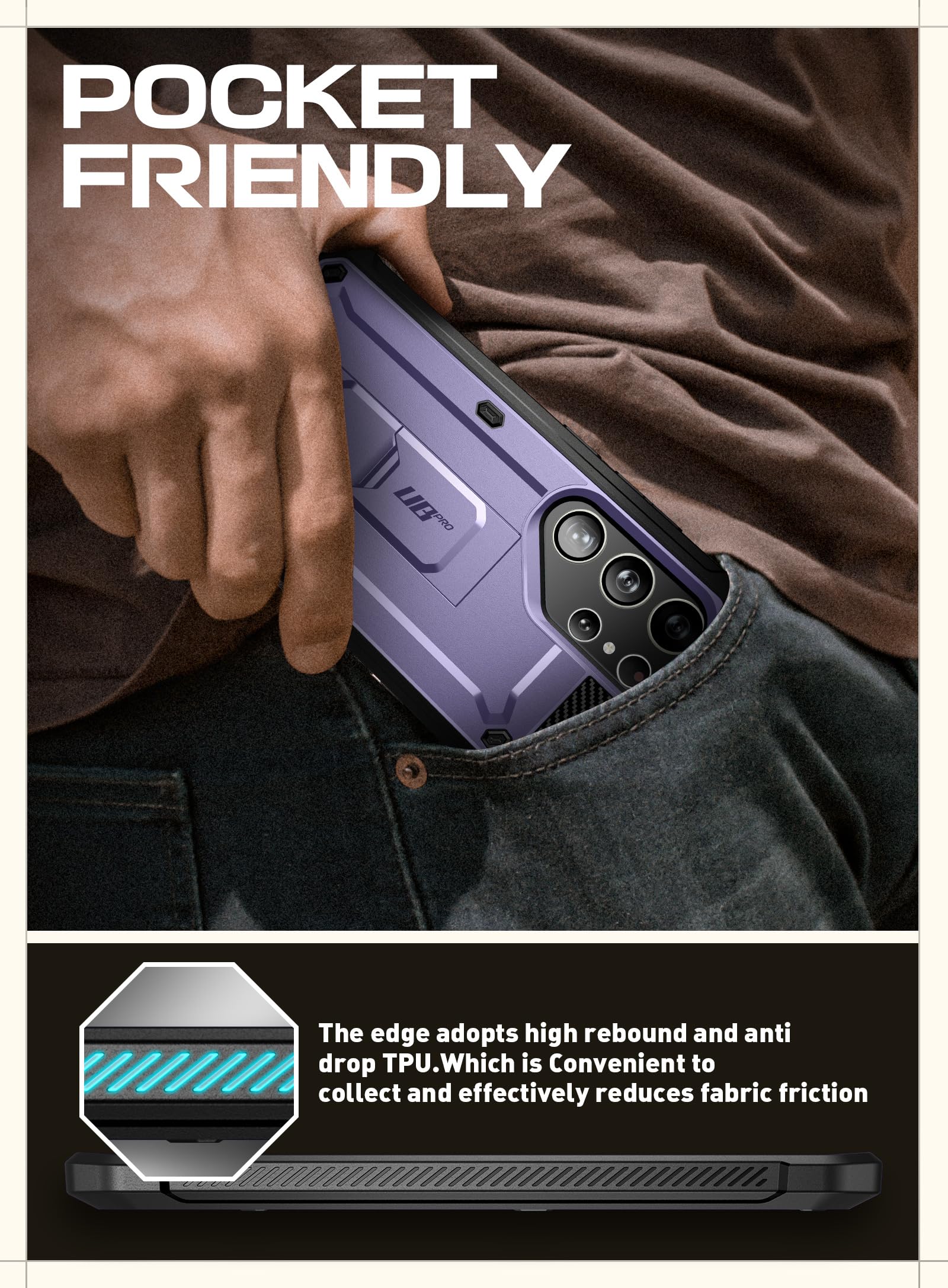 Foto 8 pulgar | Funda Para Teléfono Supcase Unicorn Beetle Pro Para Samsung Galaxy S24 Ultra - Venta Internacional.
