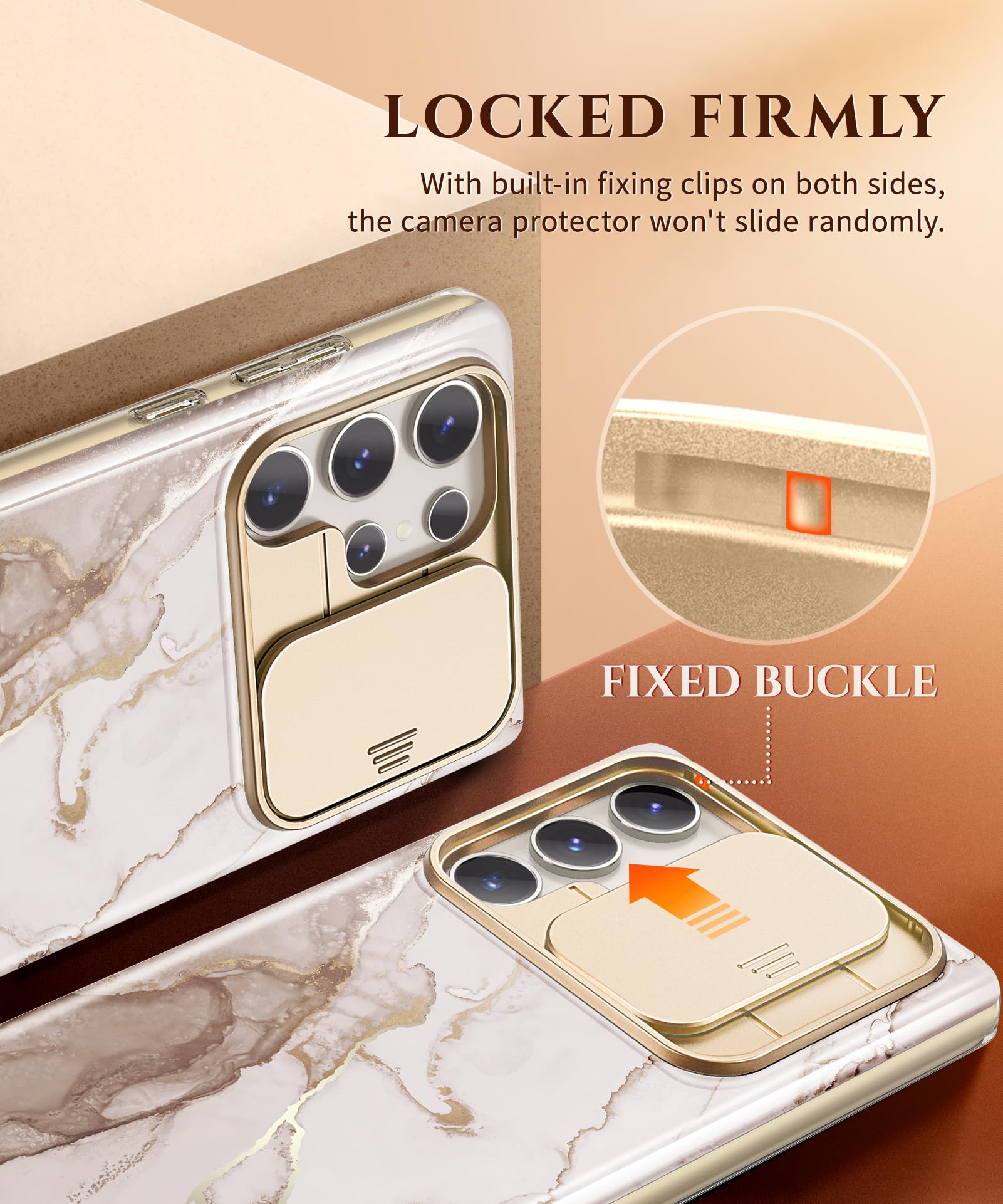 Foto 4 | Funda De Teléfono Gviewin Para Samsung Galaxy S23 Ultra Con Funda Deslizante - Venta Internacional.