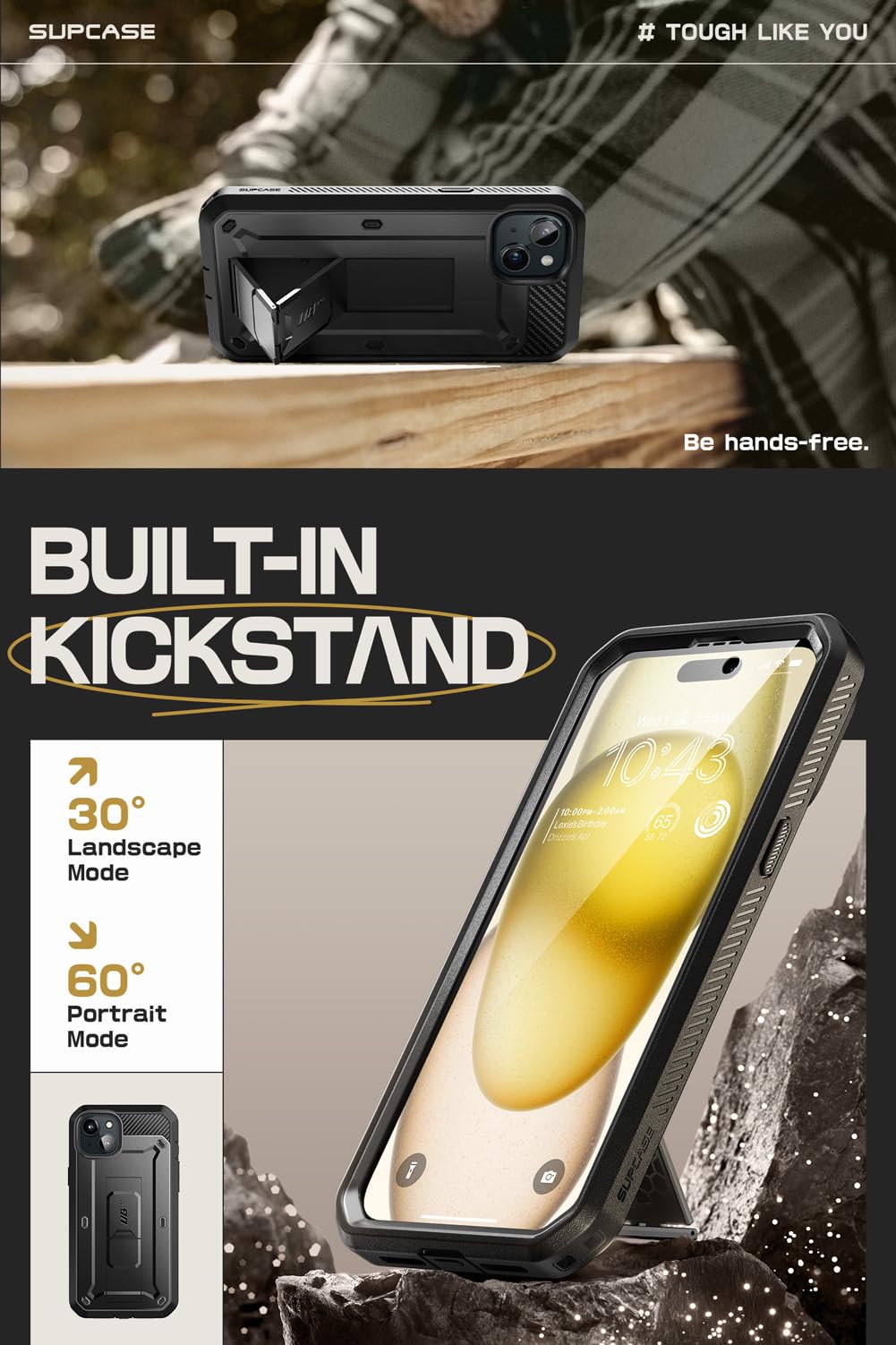 Foto 4 | Funda De Teléfono Supcase Unicorn Beetle Pro Para Iphone 15 Plus - Venta Internacional.
