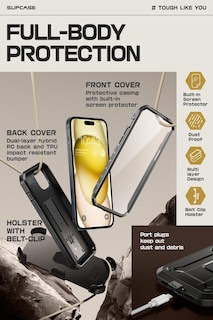 Foto 5 | Funda De Teléfono Supcase Unicorn Beetle Pro Para Iphone 15 Plus - Venta Internacional.
