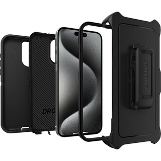 Foto 4 | Funda Otterbox Defender Series Para Iphone 15 Pro Max, Color Negro - Venta Internacional.
