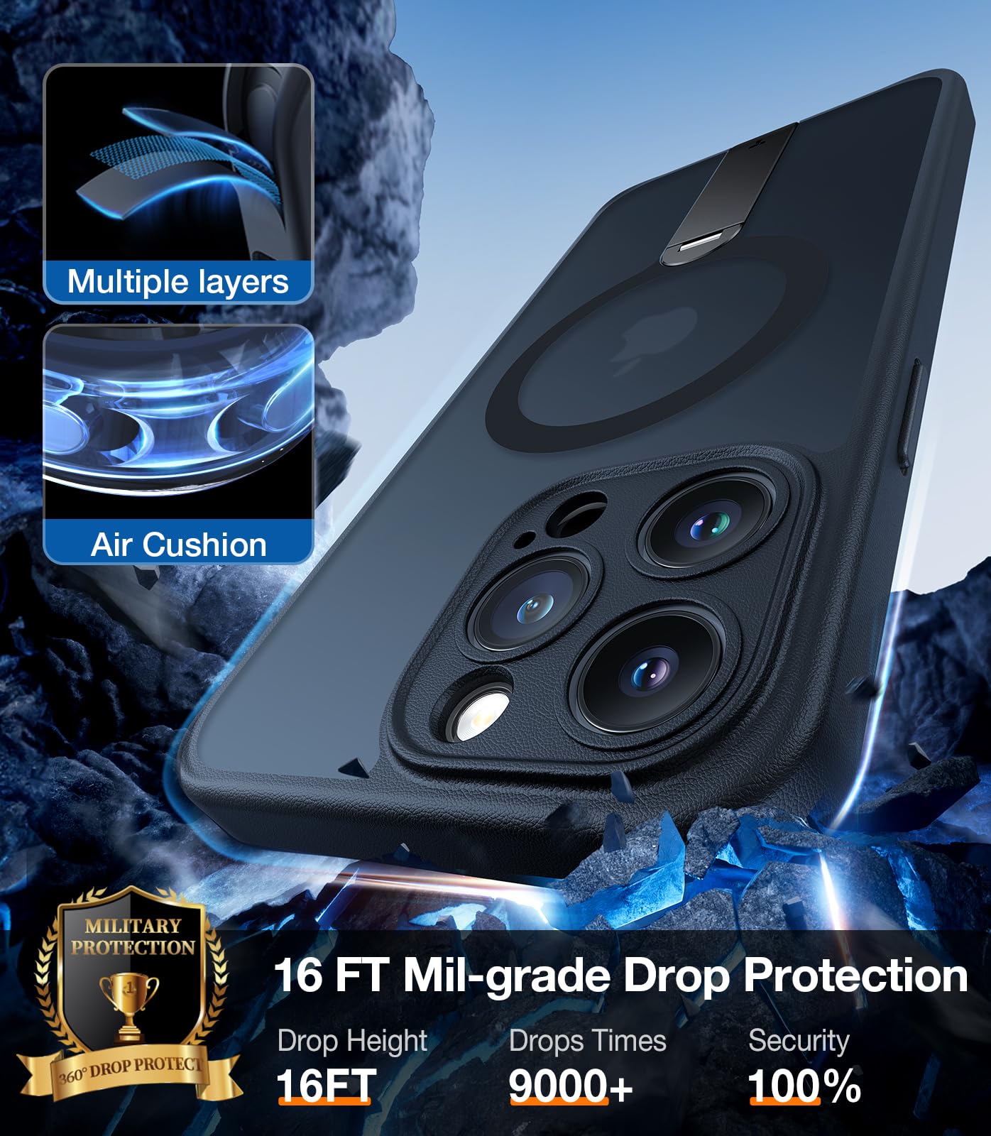 Foto 7 pulgar | Funda De Teléfono Torras Magnética Mejorada Para Iphone 14 Pro Max - Venta Internacional.