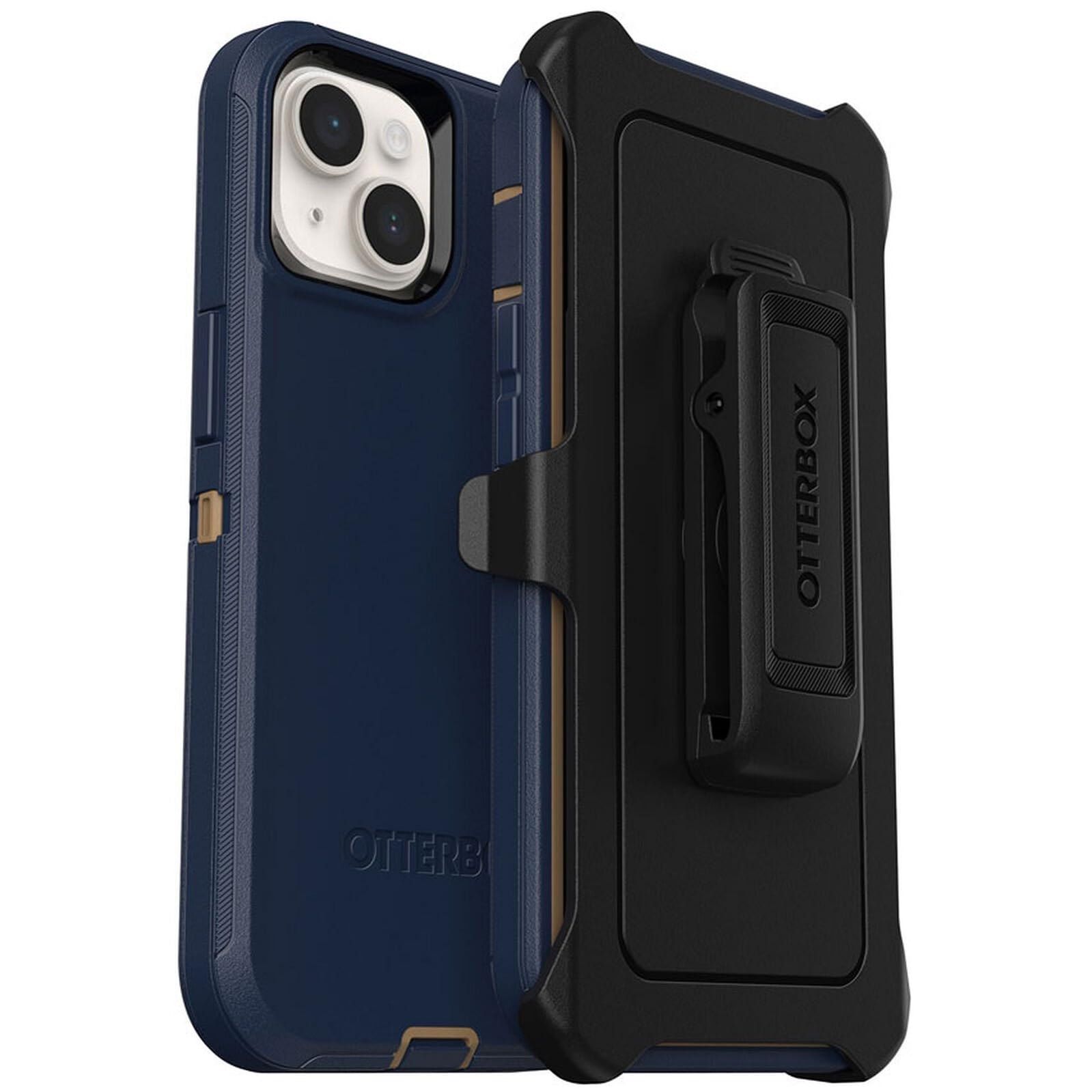 Foto 2 pulgar | Zapatos De Gamuza Azul De La Serie Defender De Case Otterbox Para Iphone 14 Y 13 - Venta Internacional.