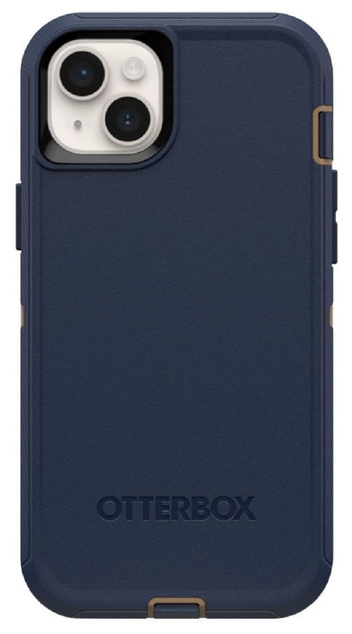 Foto 3 | Zapatos De Gamuza Azul De La Serie Defender De Case Otterbox Para Iphone 14 Y 13 - Venta Internacional.