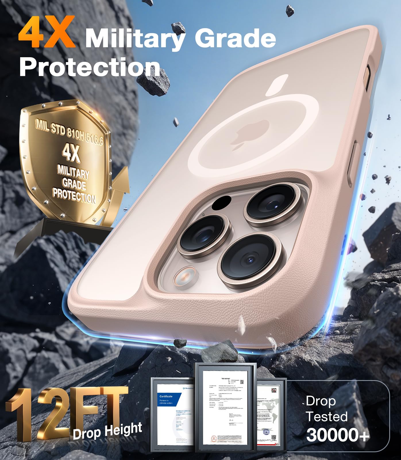Foto 5 pulgar | Funda De Teléfono Torras Stronger Magnética A Prueba De Golpes Para Iphone 16 Pro - Venta Internacional.