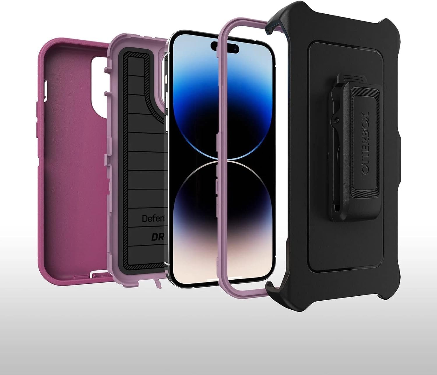 Foto 8 pulgar | Funda De Teléfono Otterbox Defender Series Para Iphone 14 Pro Max - Venta Internacional.