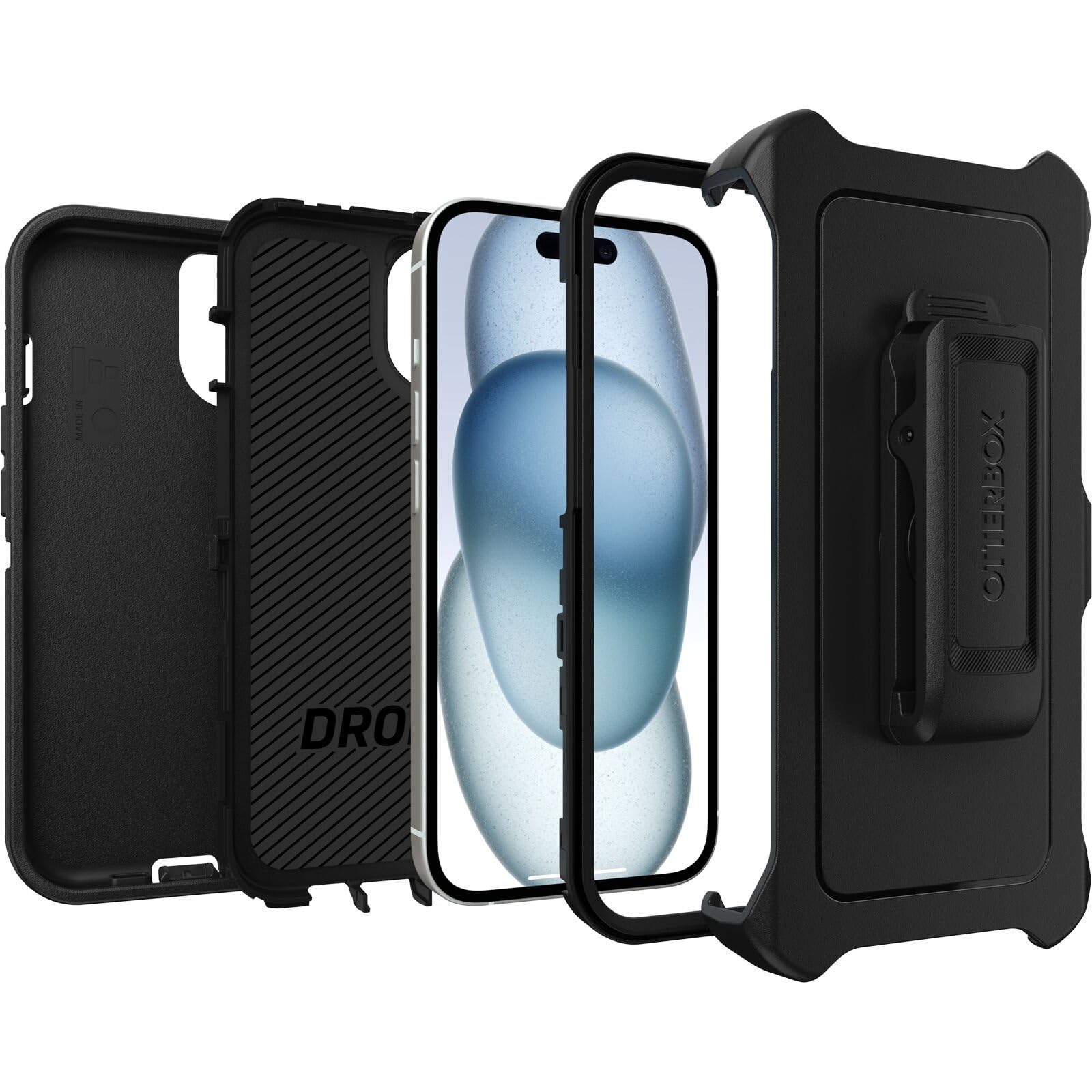 Foto 3 | Funda Otterbox Defender Series Para Iphone 15/14/13, Color Negro - Venta Internacional.