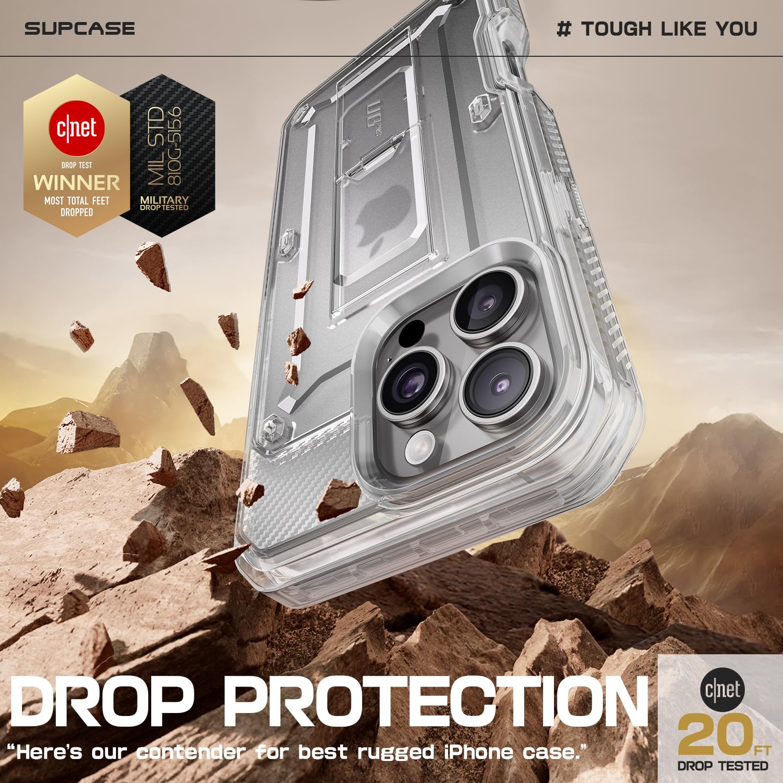 Foto 4 pulgar | Funda Para Teléfono Supcase Unicorn Beetle Pro Iphone 16 Pro 6.3'' 2024 - Venta Internacional.