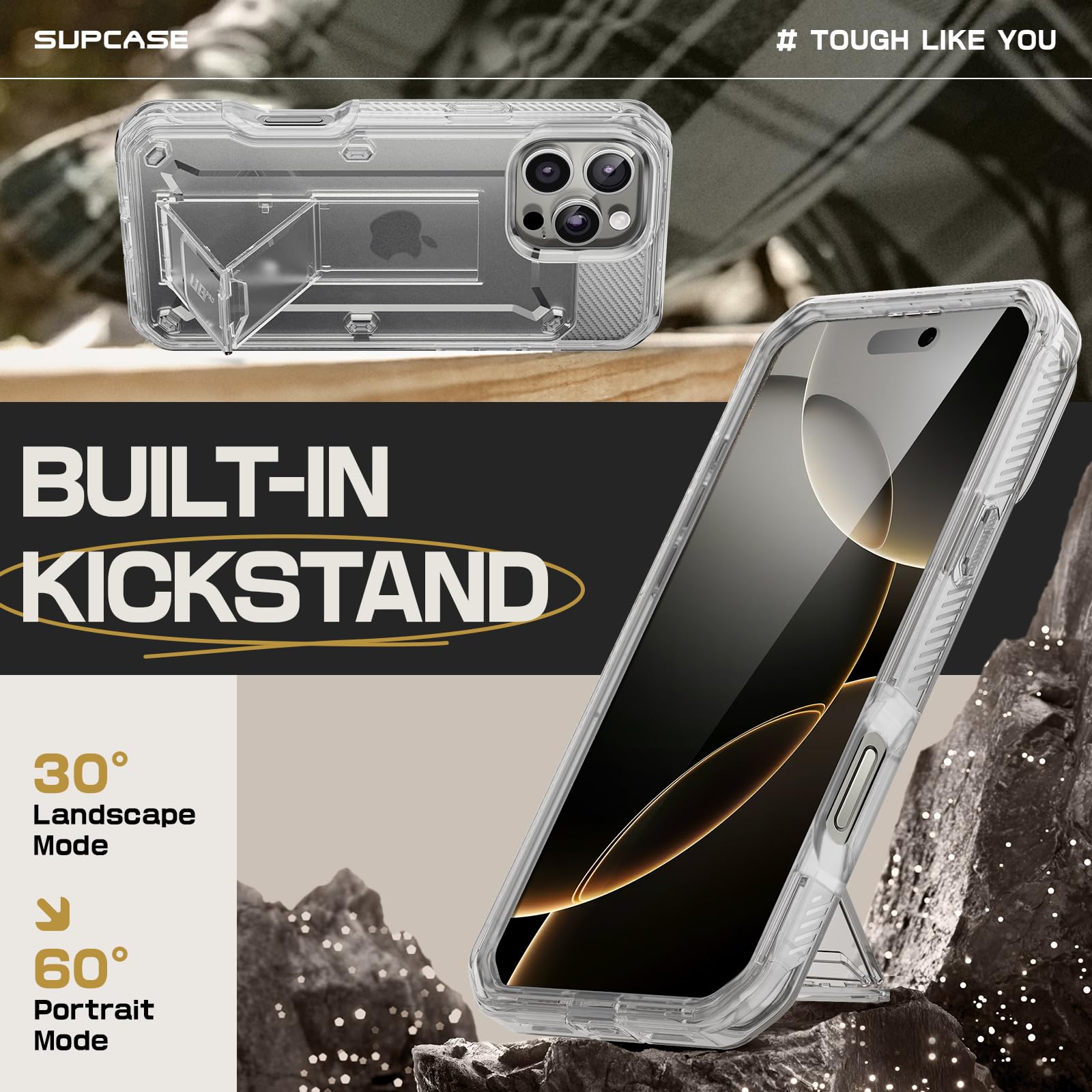 Foto 5 pulgar | Funda Para Teléfono Supcase Unicorn Beetle Pro Iphone 16 Pro 6.3'' 2024 - Venta Internacional.