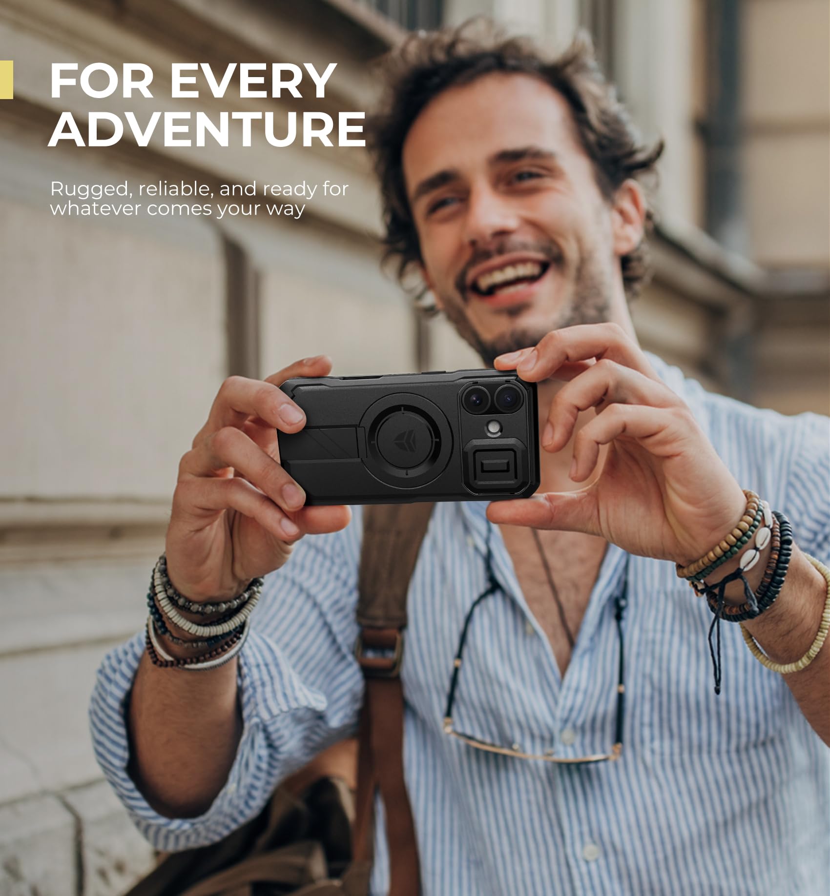 Foto 8 pulgar | Funda De Teléfono Dexnor Para Iphone 16 Con Cámara Deslizante Negra - Venta Internacional.