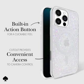 Foto 4 | Funda De Teléfono Kate Spade New York Para Iphone 16 Pro Max Chunky Glitter - Venta Internacional.