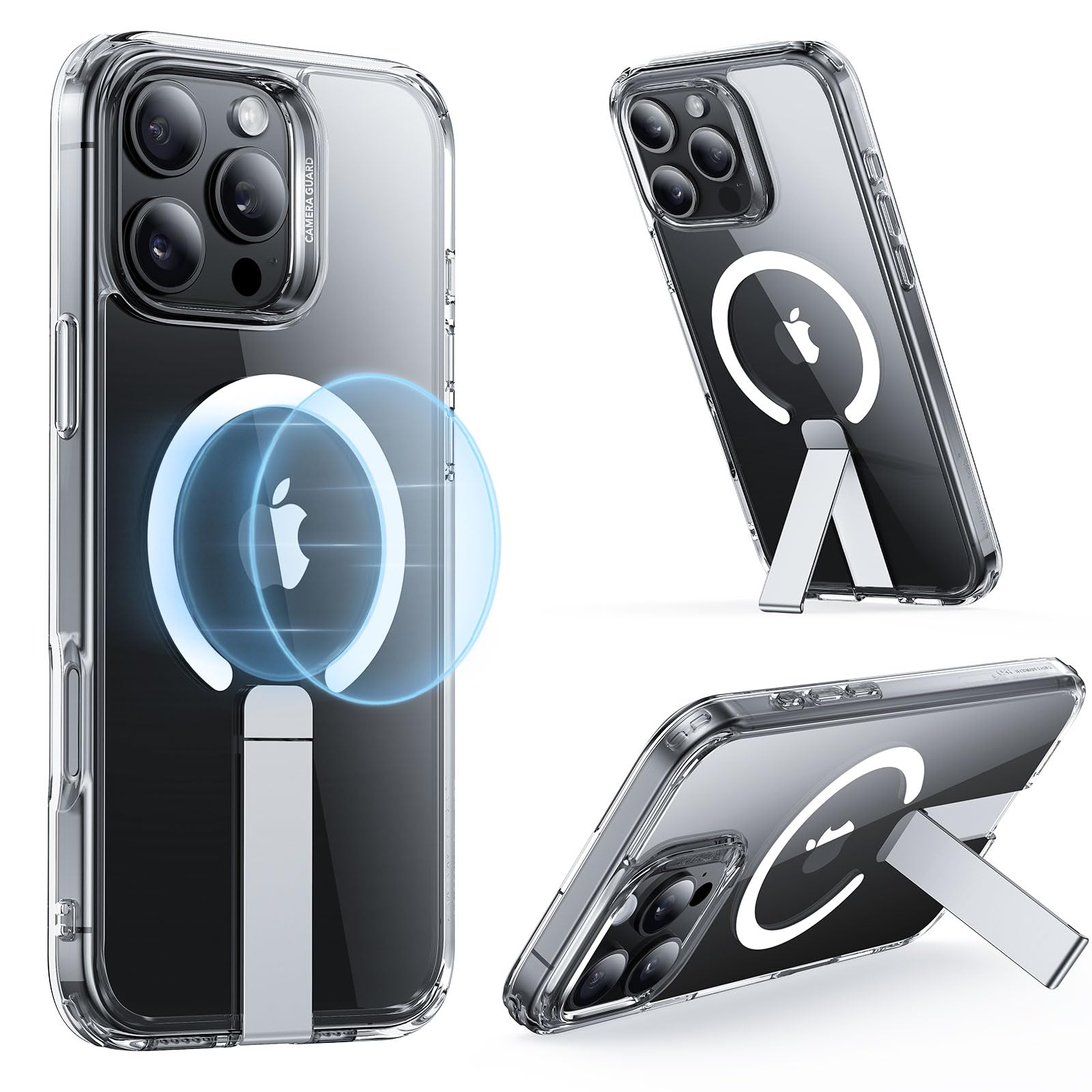 Foto 2 pulgar | Funda De Teléfono Esr Boost Series Con Soporte Para Iphone 16 Pro Clear - Venta Internacional.