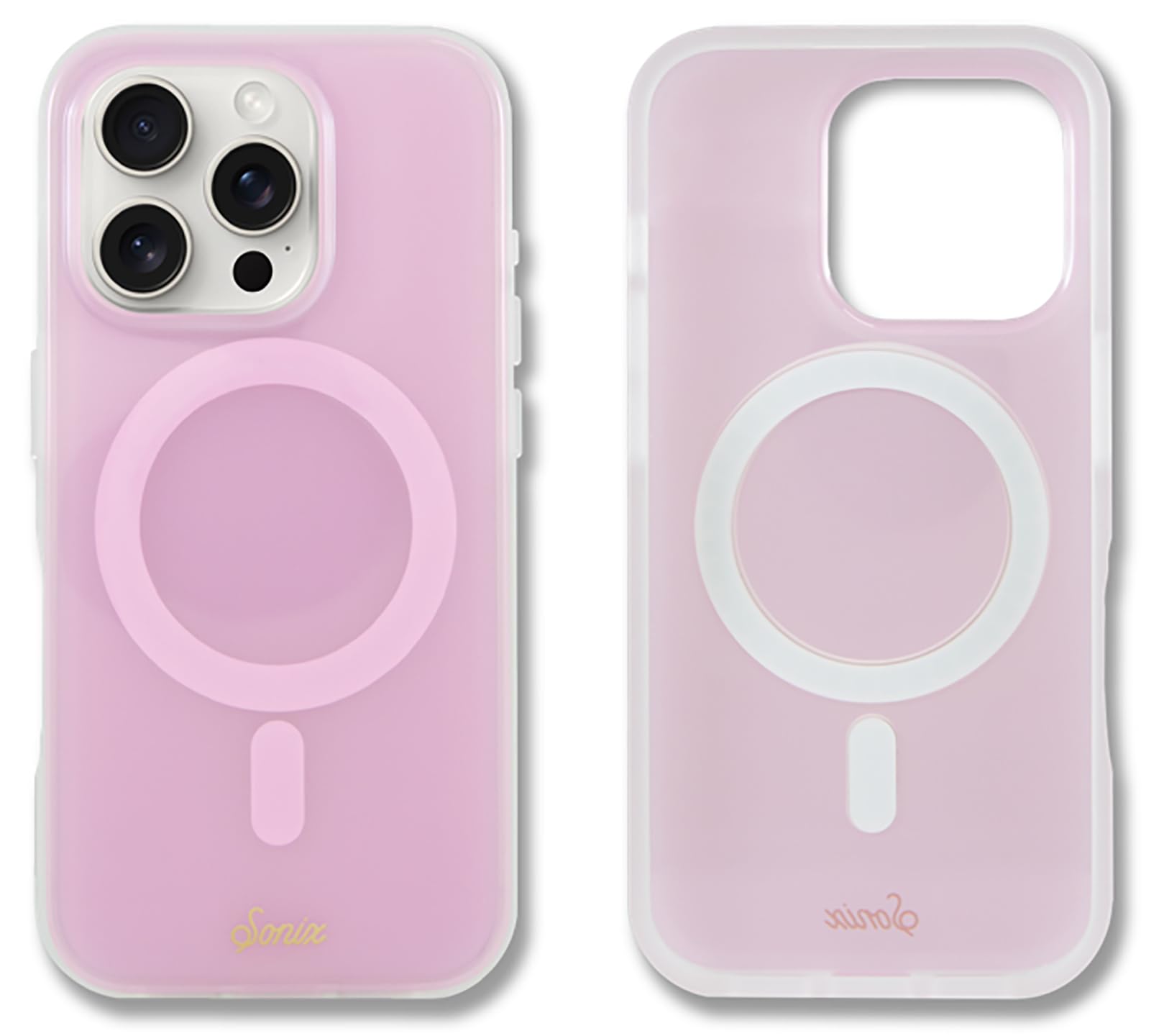 Foto 2 pulgar | Funda De Teléfono Sonix Jelly Pink Para Iphone 16 Pro Con Magsafe - Venta Internacional.