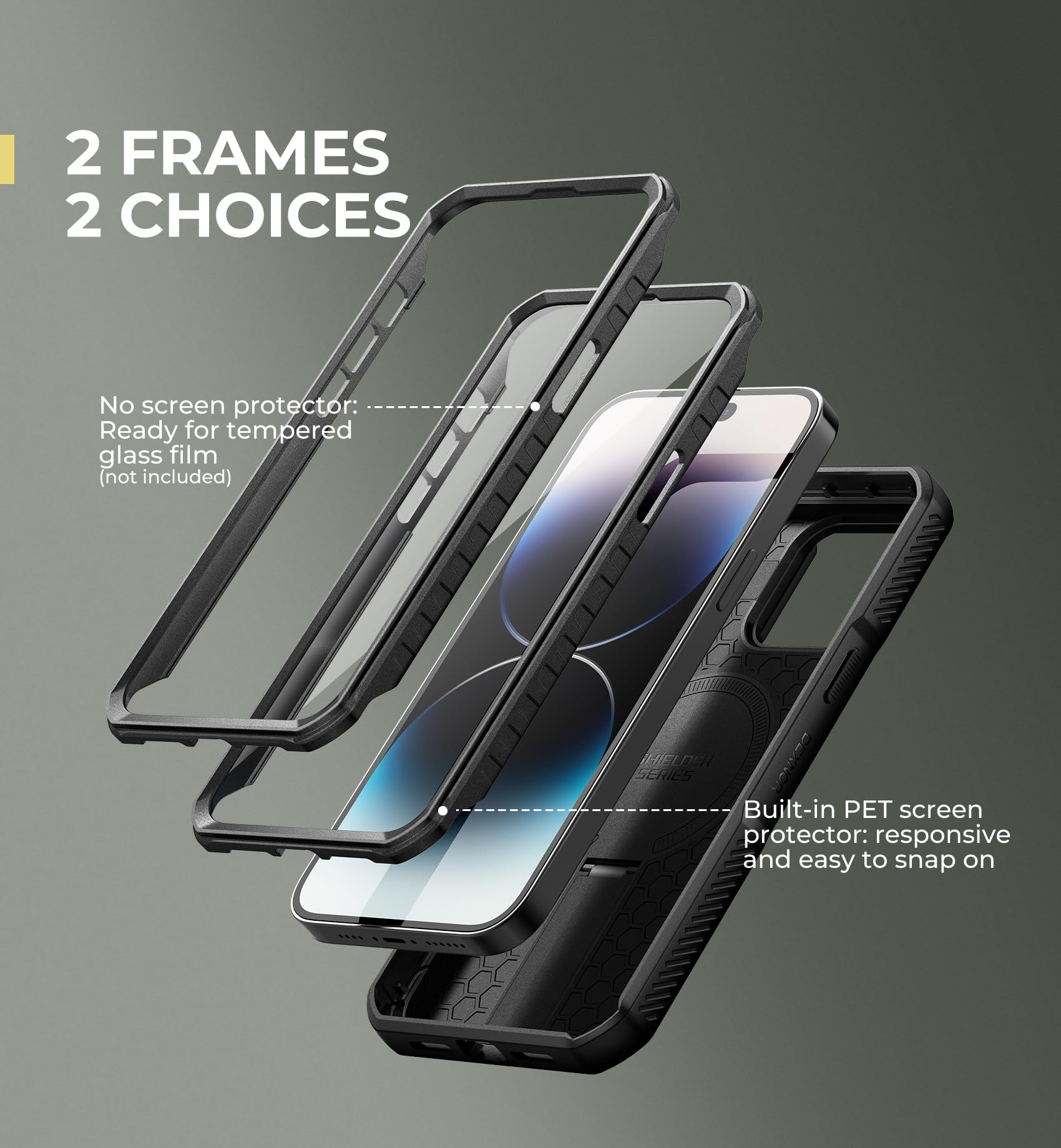 Foto 7 pulgar | Funda Dexnor Para Iphone 14 Pro Max Con Cámara Deslizante Negra - Venta Internacional.