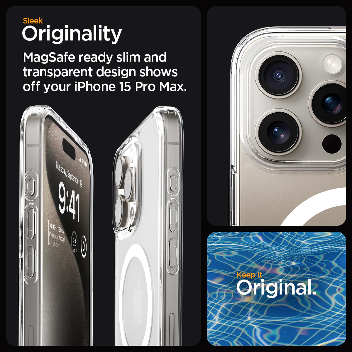 Foto 4 pulgar | Funda Para Teléfono Spigen Ultra Hybrid Magfit Iphone 15 Pro Max - Venta Internacional.