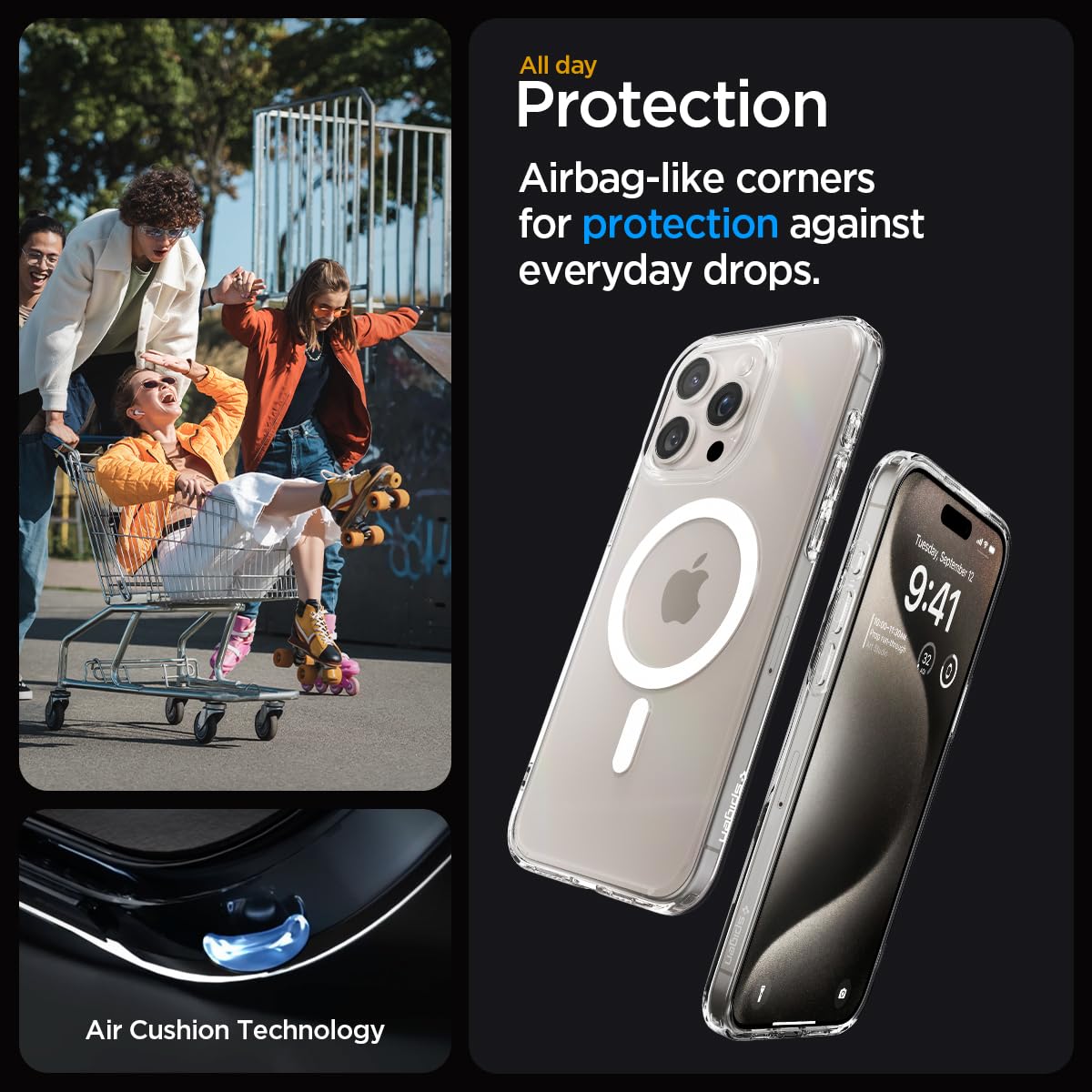 Foto 5 pulgar | Funda Para Teléfono Spigen Ultra Hybrid Magfit Iphone 15 Pro Max - Venta Internacional.