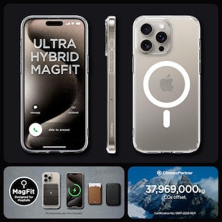 Foto 7 | Funda Para Teléfono Spigen Ultra Hybrid Magfit Iphone 15 Pro Max - Venta Internacional.