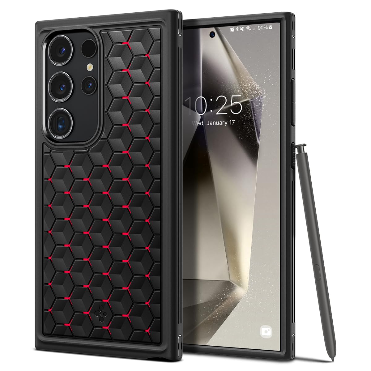 Foto 2 pulgar | Funda Para Teléfono Spigen Cryo Armor Galaxy S24 Ultra Cryo Red - Venta Internacional.