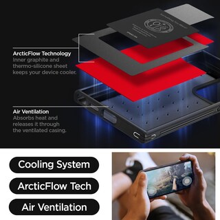 Foto 4 | Funda Para Teléfono Spigen Cryo Armor Galaxy S24 Ultra Cryo Red - Venta Internacional.