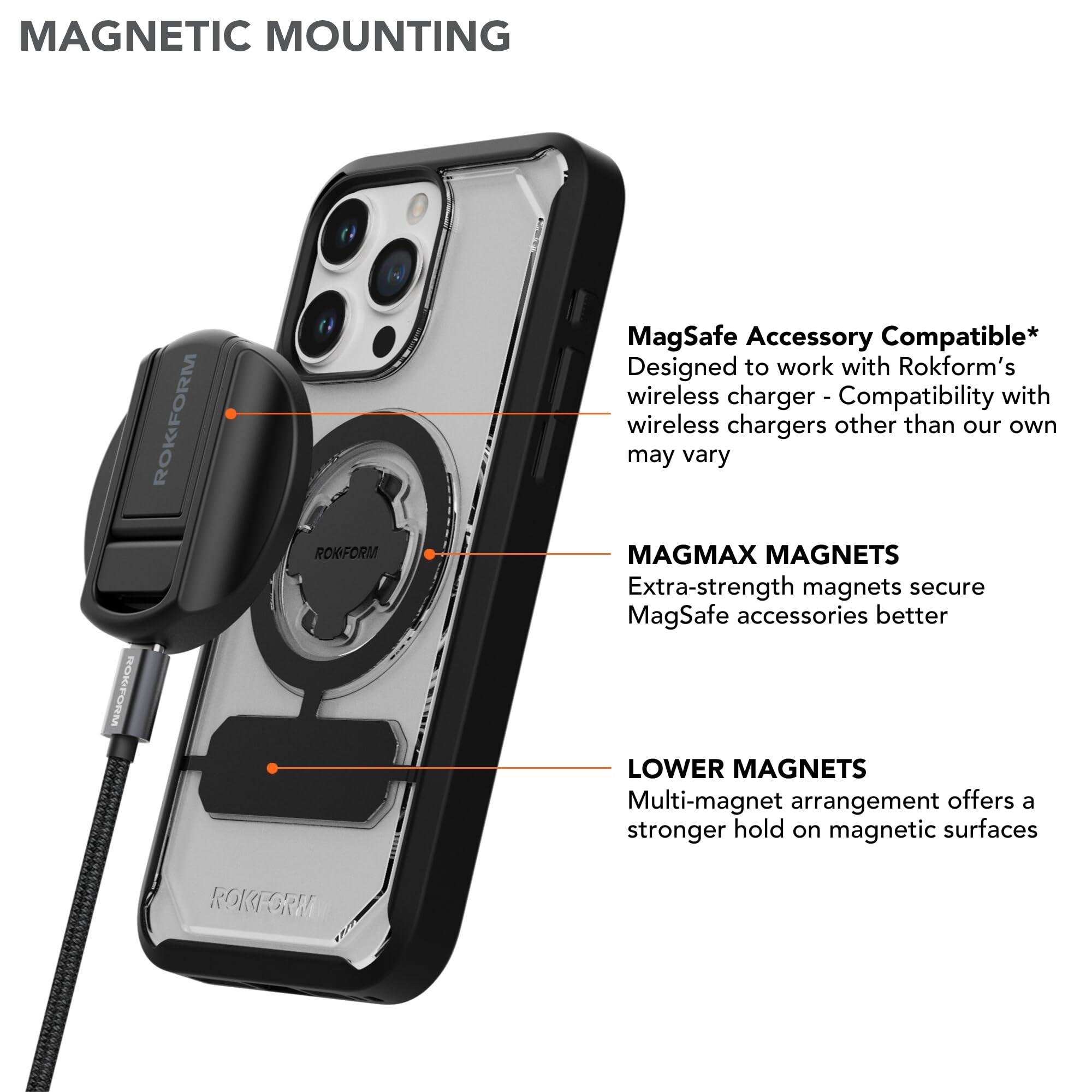 Foto 5 pulgar | Funda Rokform Crystal Series Para Iphone 15 Pro Max, Transparente - Venta Internacional.